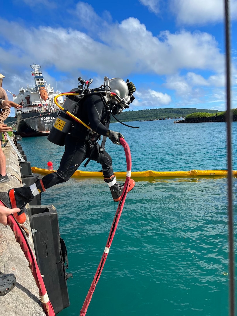 Navy Conducts Revitalization at the Port of Tinian; Extends Life of Port Infrastructure for Region