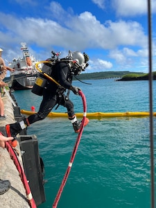 Navy Conducts Revitalization at the Port of Tinian; Extends Life of Port Infrastructure for Region