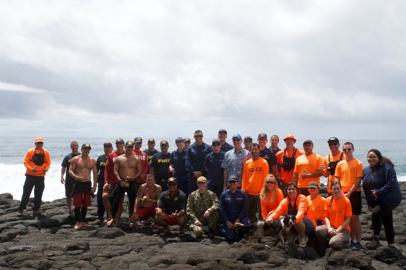 Coast Guard and County of Kauai agency personnel successfully completed a search and rescue exercise (SAREX) off Kauai’s coast, Thursday.

The exercise simulated a multi-agency response to the report of an overdue fishing vessel that failed to return to shore.