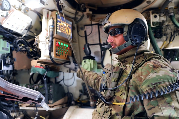 A soldier participates in a live-fire training exercise.