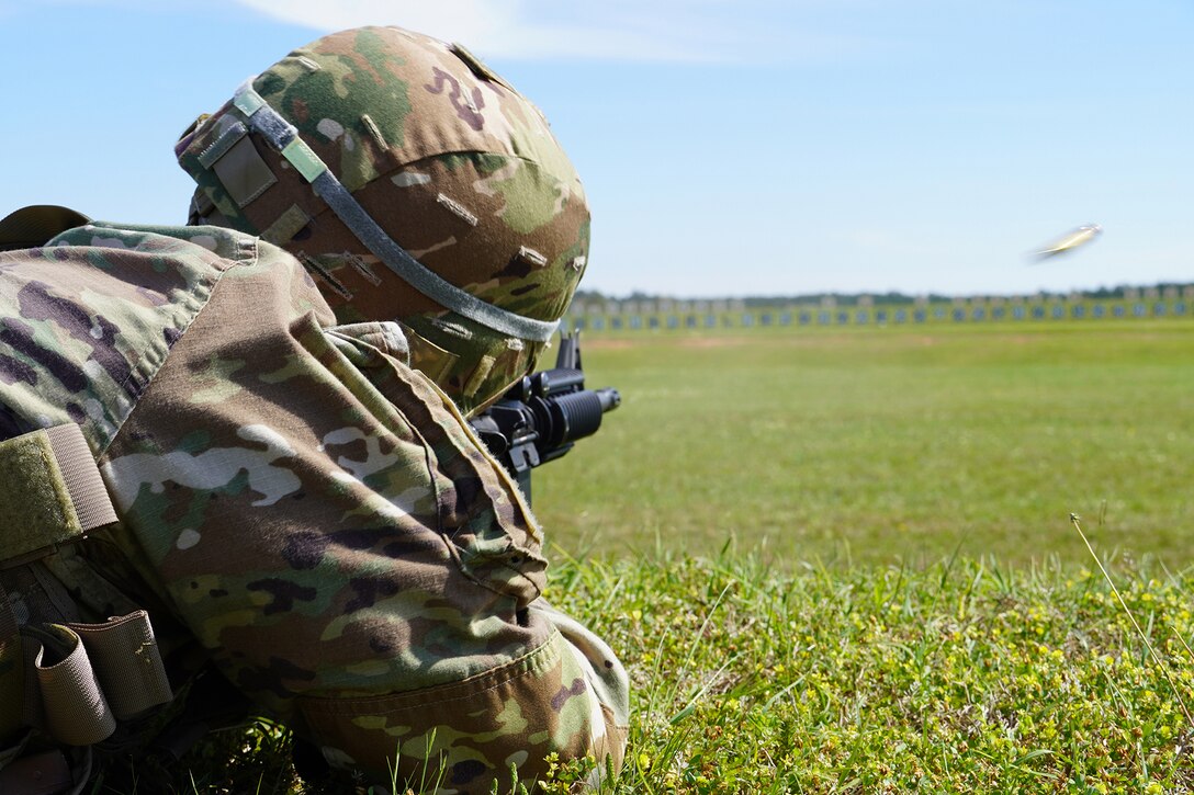 Soldiers from the 85th U.S. Army Reserve Support Command compete in the 2023 U.S. Army Small Arms Championship at Fort Benning, GA. March. 12-18, 2023.