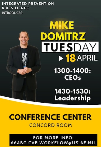 Graphic of event on April 18