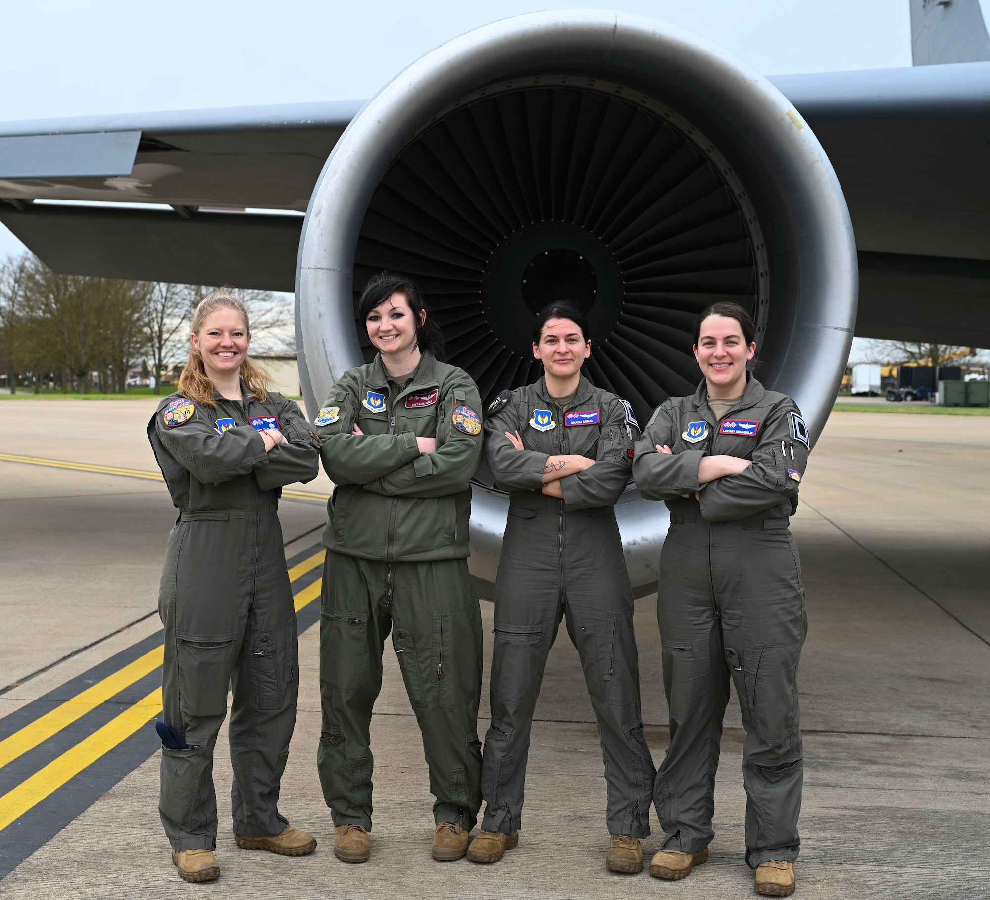 The flight highlights women’s various roles in the 100th Air Refueling Wing, which is to provide responsive air refueling and agile combat support across the full-range of military operations.