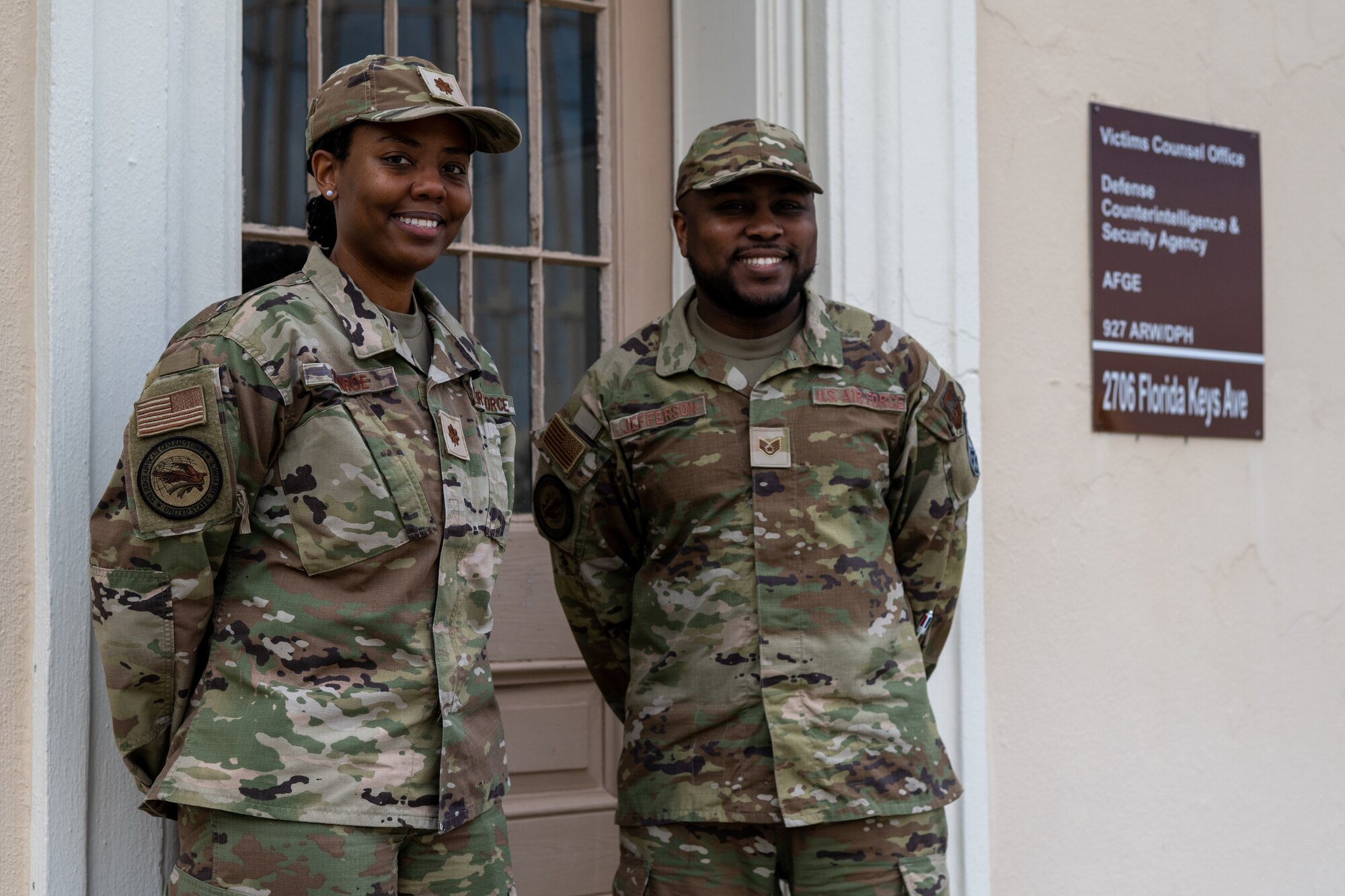 The primary goal of the Victims Counsel is to take whichever legal course best aligns with the needs of the victim. The team is open and available to discuss every situation through with their clients, aiding in each step of the legal process. (U.S. Air Force photo by Airman 1st Class Zachary Foster)