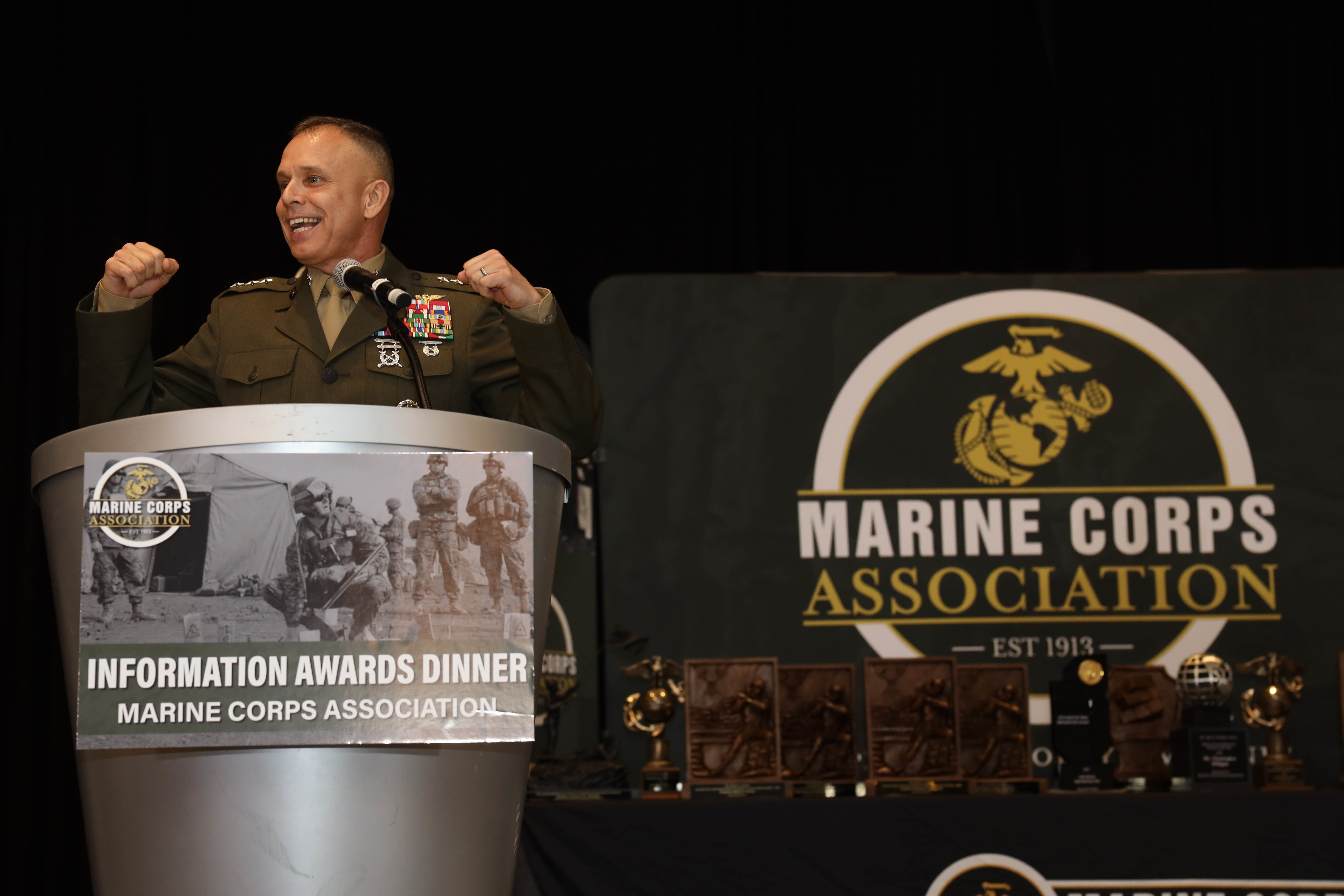 The 3rd Annual Information Awards Dinner Recognizes Marines Civilians