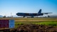 A B-52H Stratofortess assigned to the 23rd Expeditionary Bomb Squadron land at Morón Air Base, Spain, Mar. 22, 2023. Bomber missions demonstrate the credibility of our forces to address a global security environment that is more diverse and uncertain than at any other time in recent history. (U.S. Air Force photo by Airman 1st Class Alexander Nottingham)