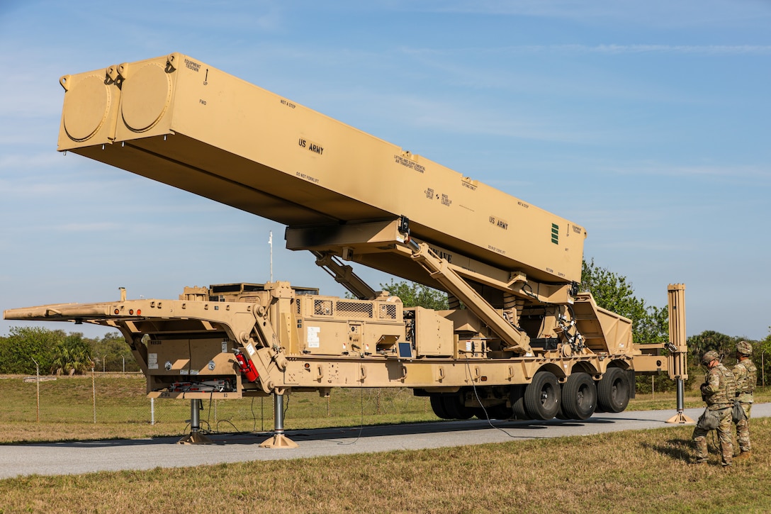 U.S. Army Soldiers assigned to a multi-domain artillery battery within USARPAC are recognized by Lt. Gen. Rasch of the Army Rapid Capabilities and Critical Technologies Office (RCCTO) for their work. The Army worked in close collaboration with private contractors to develop its first hypersonic system—which can travel at speeds of Mach 5 or higher.