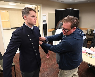 USSF completes service dress uniform fit tests