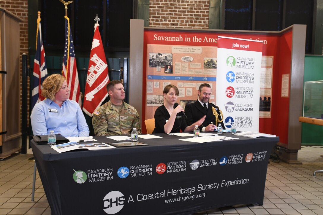 The U.S. Army Corps of Engineers, Savannah District signed the Canon Conservation Agreement with the Coastal Heritage Society and Georgia Department of Natural Resources - Georgia DNR at the Savannah History Museum.
The 19 canons found in the Savannah River will be placed in this museum once their restoration is complete at the Conservation Research Laboratory at Texas A&M.