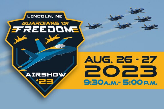 The Guardians of Freedom Airshow is scheduled for Aug. 26-27, 2023, at the Lincoln Airport.