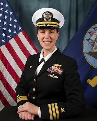 CORONADO, Calif. (April 30, 2020) Cmdr. Blythe Blakistone, commanding officer of Naval Special Warfare Tactical Communications Command (TCC) 1. TCC-1 is the premier provider of reliable and effective tactical communications which include integrated voice, data, and imagery to support Naval special operations forces, coalition, and conventional forces worldwide. Naval Special Warfare is the nation's premier maritime special operations force, uniquely positioned to extend the fleet's reach and deliver all-domain options for naval and joint force commanders.