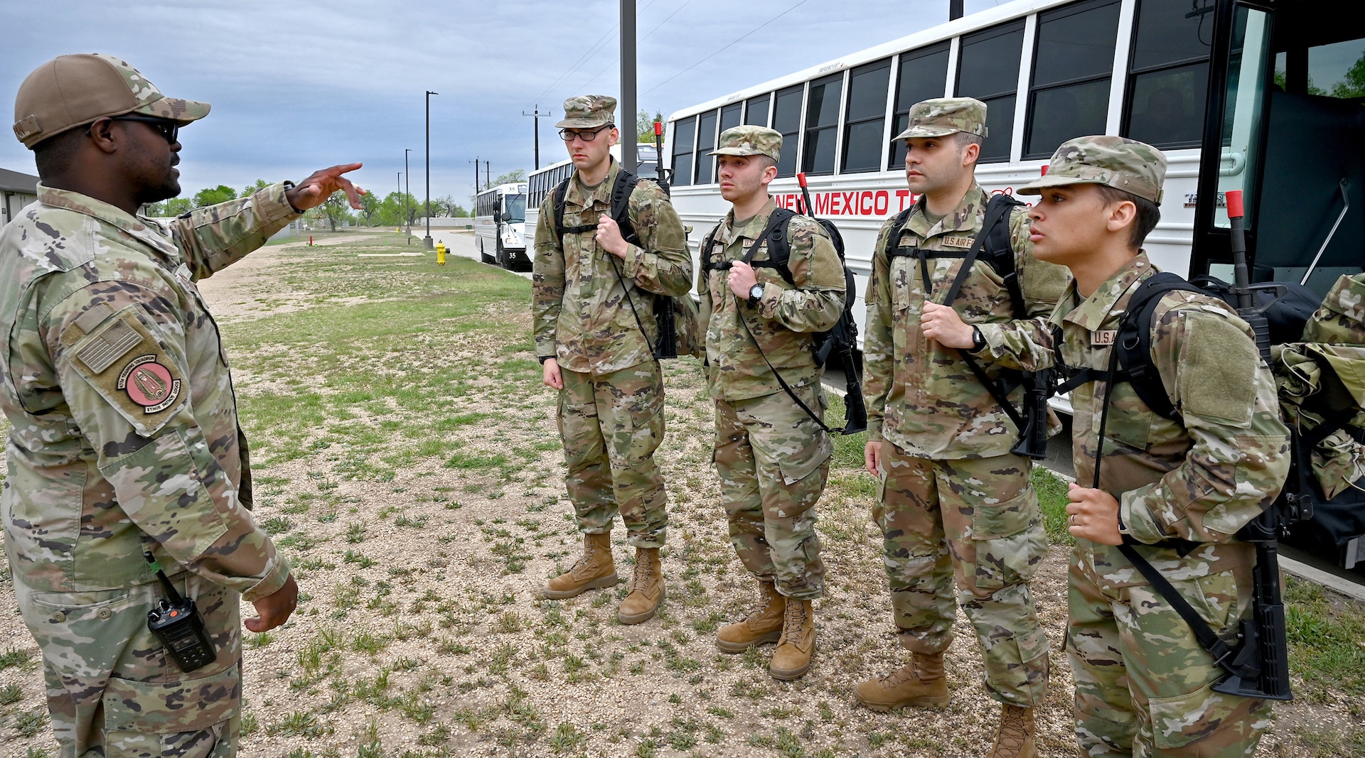 Basic military trainees get put through their paces at PACER FORGE