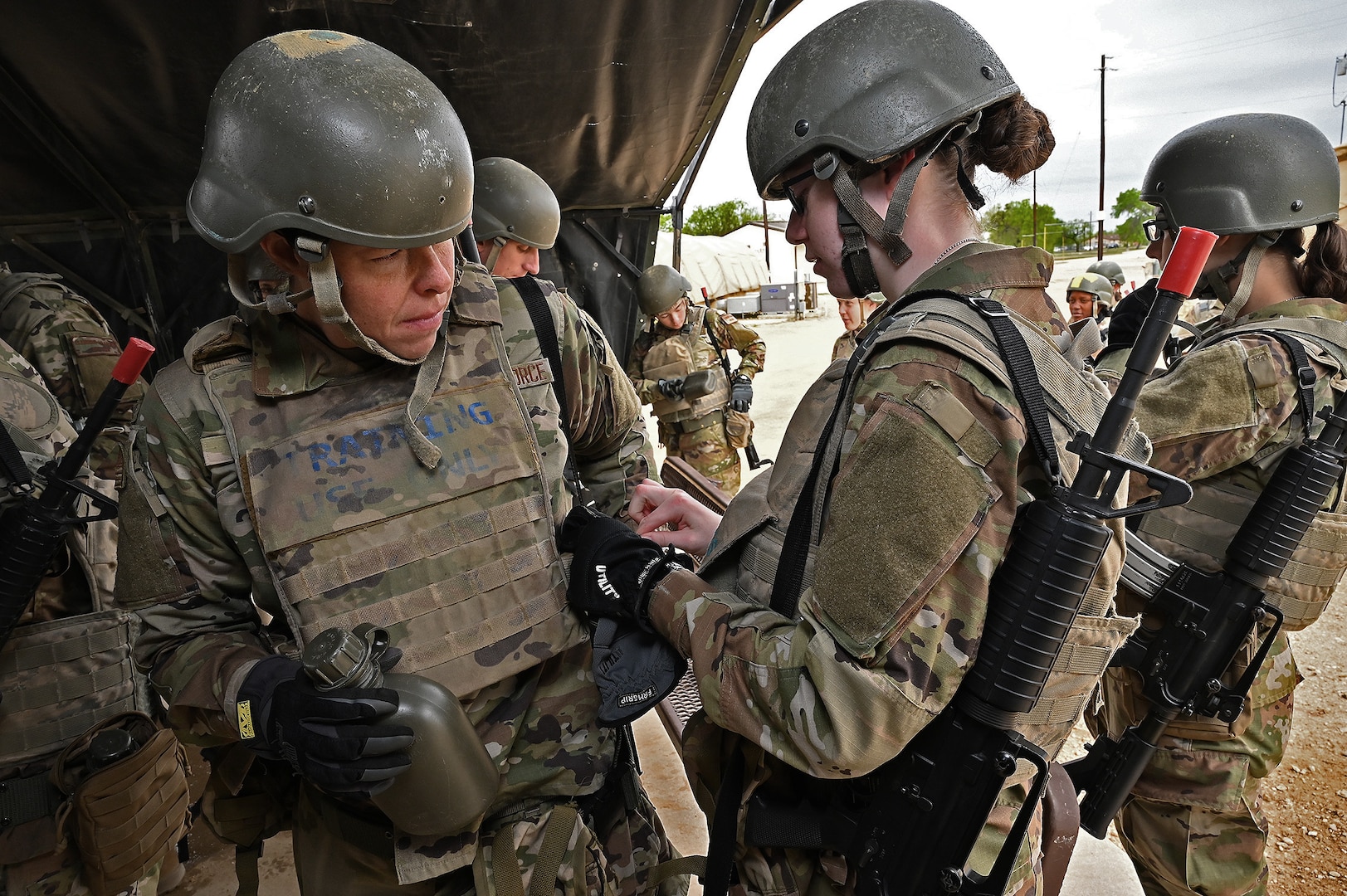 Basic military trainees get put through their paces at PACER FORGE