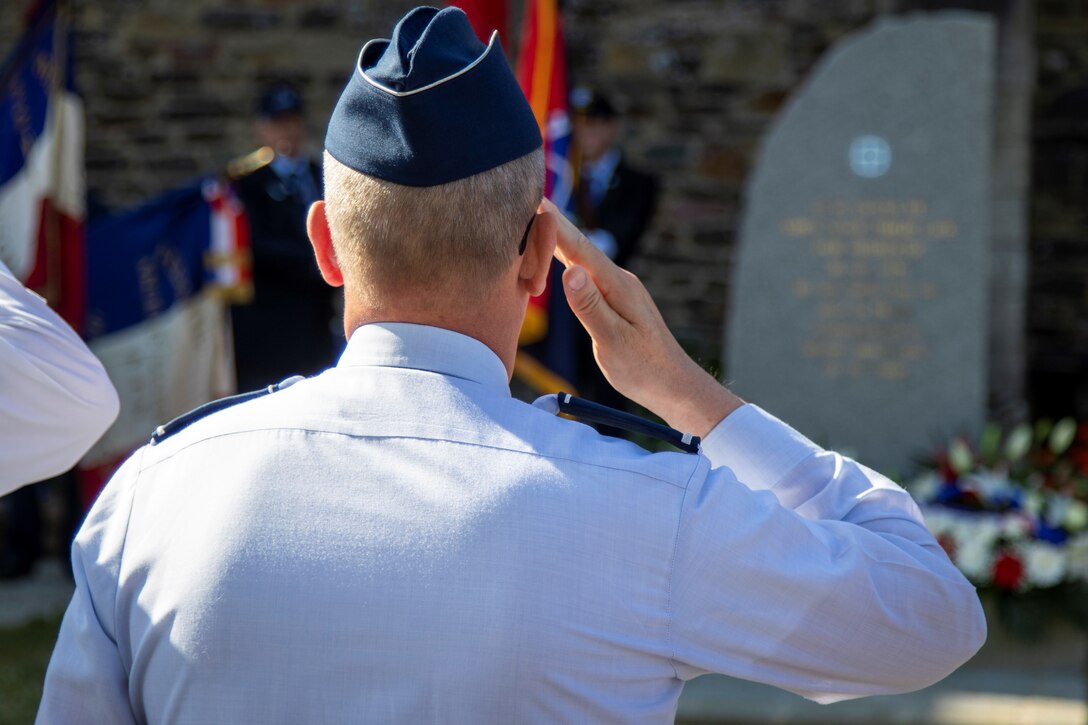 A small contingent of Nebraska Army National Guard Soldiers traveled with Maj. Gen. Daryl Bohac, Nebraska adjutant general, to Normandy, France, July 14-18, for the 75th Commemoration of the Liberation of Saint Lo during World War II.