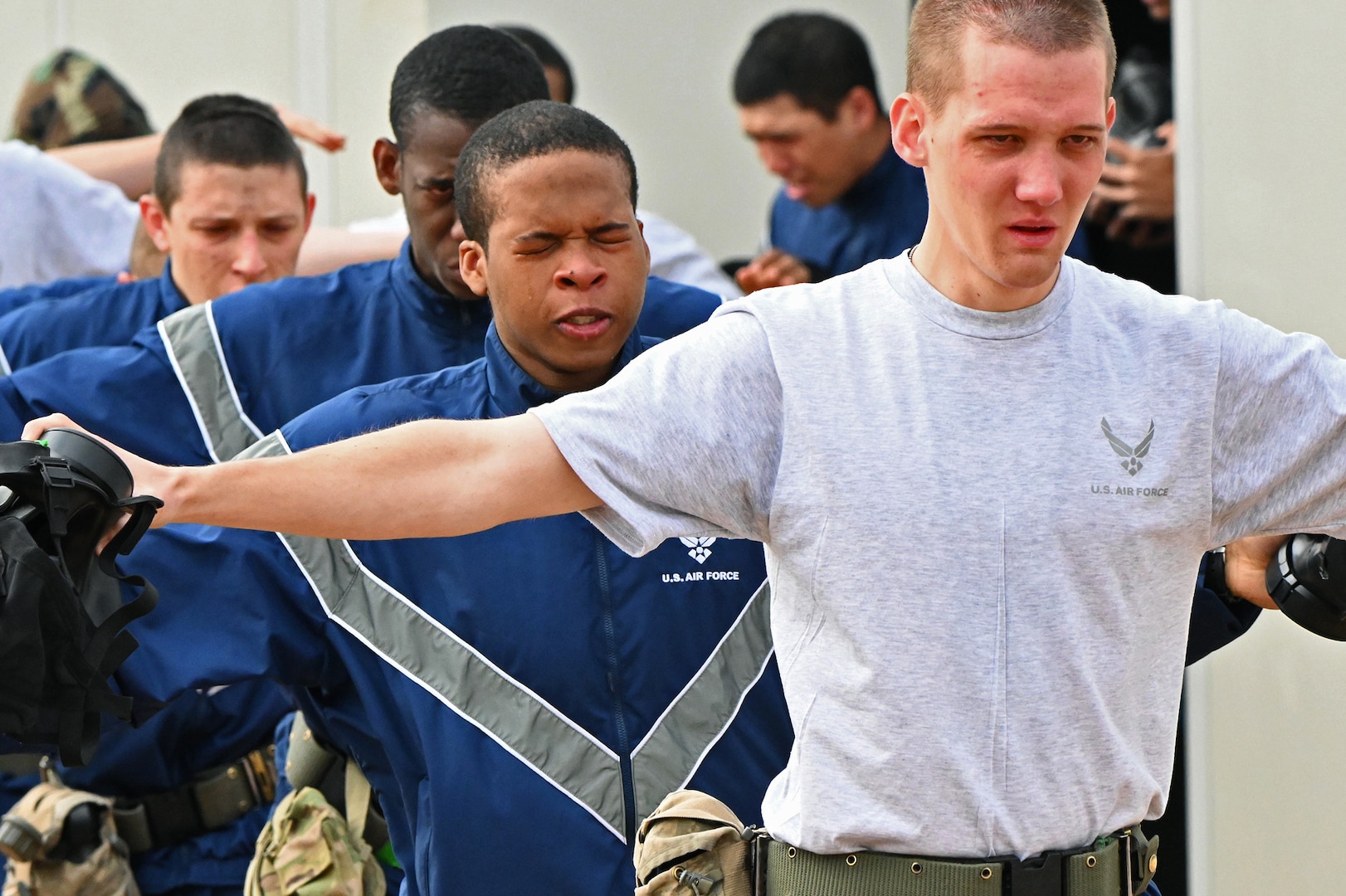 Basic military trainees get put through their paces at PACER FORGE
