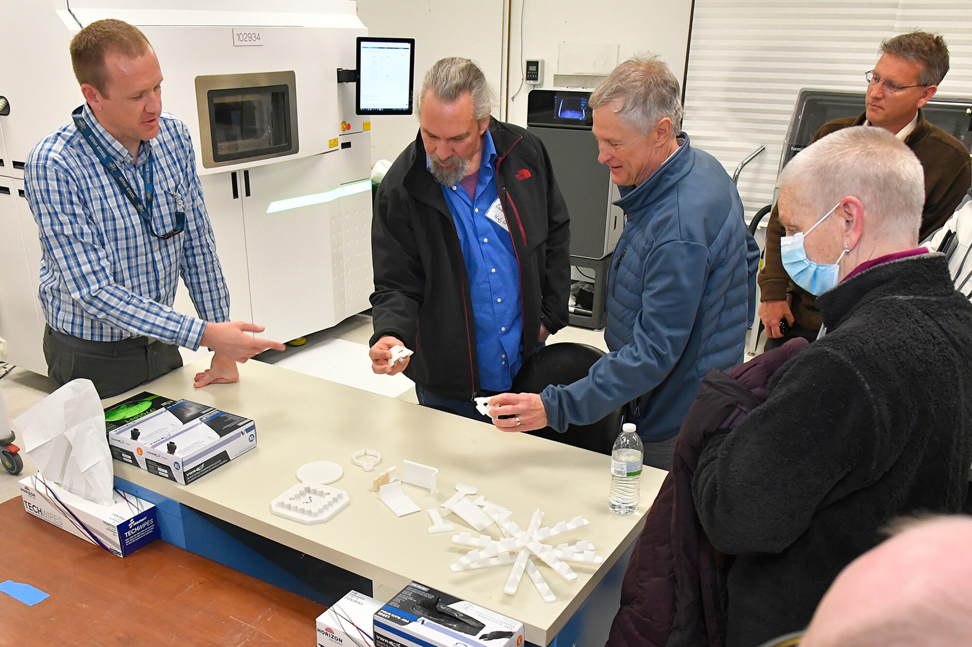 The Capstone Collider event provided local and regional university representatives the opportunity to tour Ogden Air Logistics Center areas to support Educational Partnership Agreements in existence or in development. (U.S. Air Force photo by Todd Cromar)