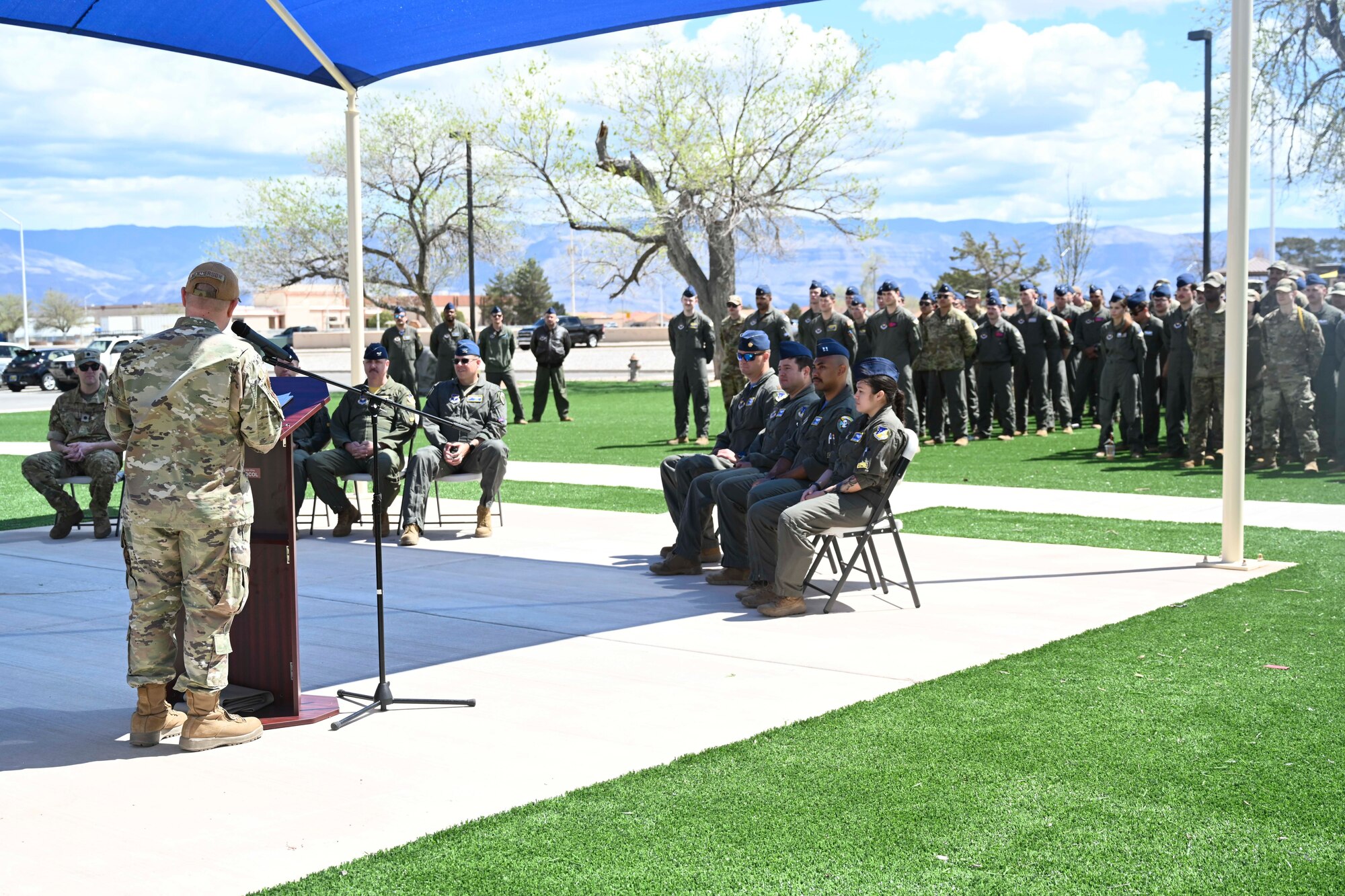 Holloman inducts first tech school white ropes