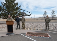 General Lutton speaks to a crowd