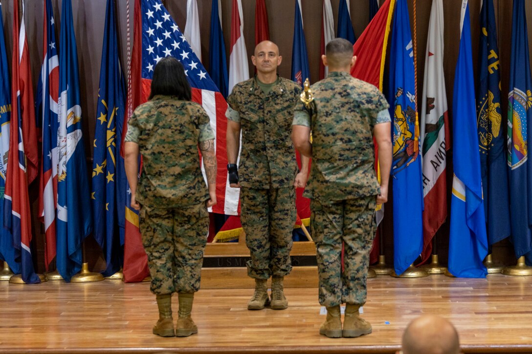 Headquarters Battalion, Marine Forces Reserve Sergeant Major Relief And Appointment Ceremony