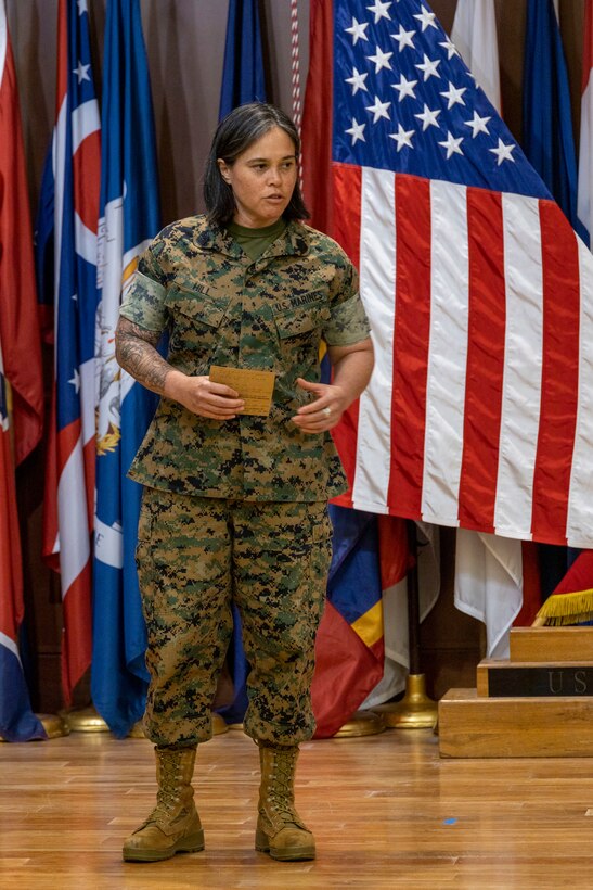Headquarters Battalion, Marine Forces Reserve Sergeant Major Relief And Appointment Ceremony