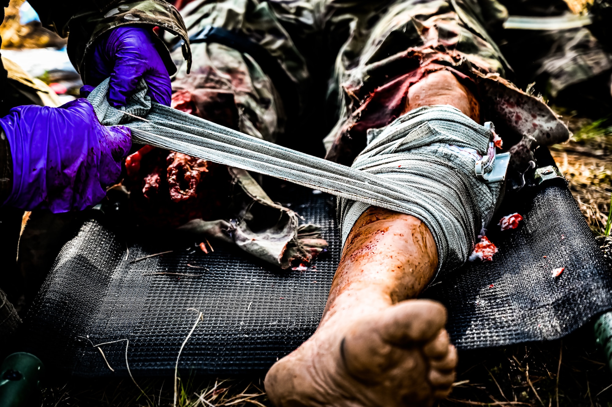 U.S. Army Soldiers with the New Jersey Army National Guard participate in the Best Warrior Competition on 26 April, 2023 at Joint Base McGuire-Dix-Lakehurst, N.J. The Army National Guard’s BWC is a physically and mentally challenging three-day competition that tests competitors on a variety of technical and tactical skills sets. Competitors employ a range of skills relevant to today’s operating environment, including physical endurance, land navigation, marksmanship, weapons skills, and overall combat readiness.