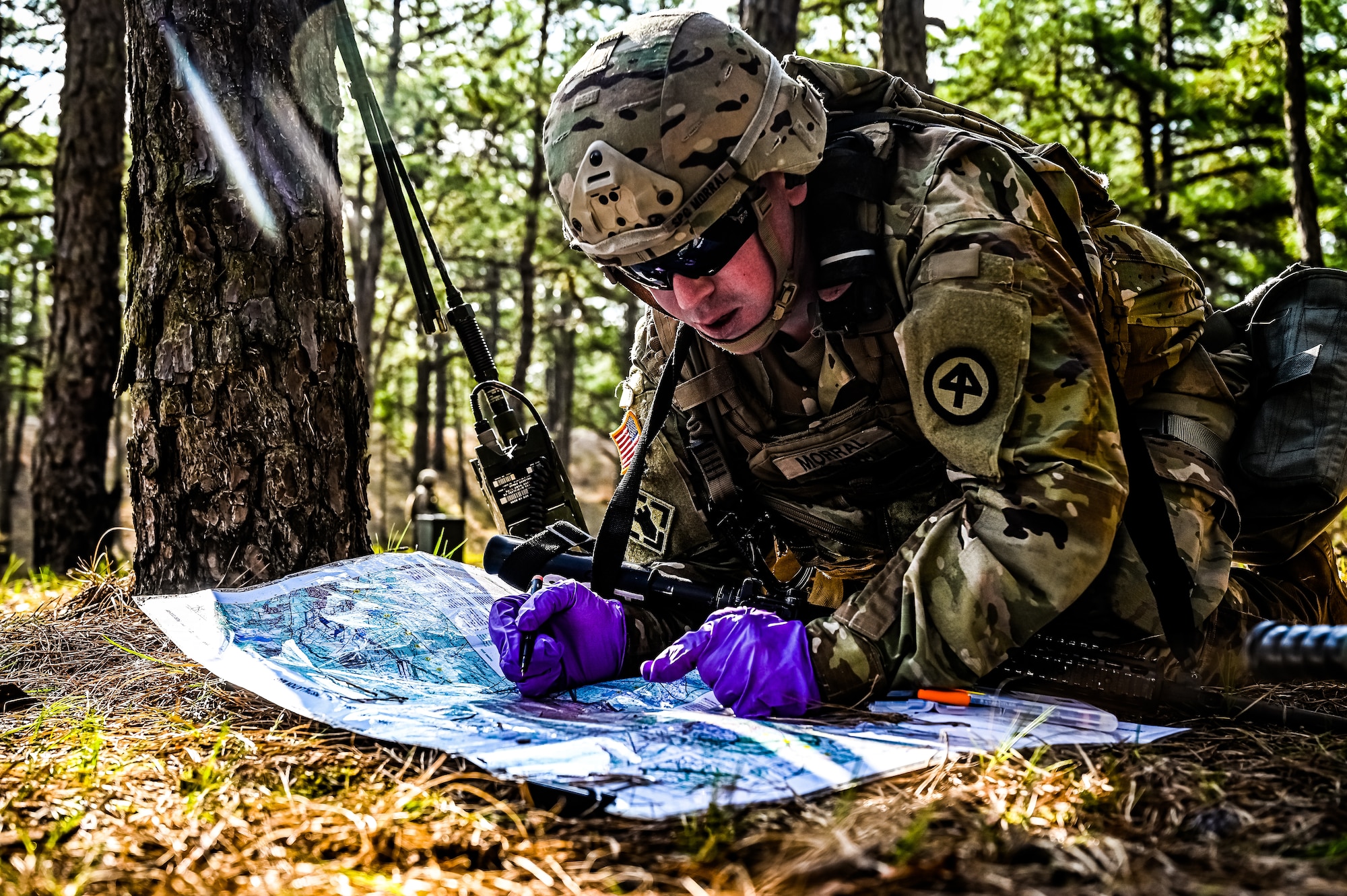 U.S. Army Soldiers with the New Jersey Army National Guard participate in the Best Warrior Competition on 26 April, 2023 at Joint Base McGuire-Dix-Lakehurst, N.J. The Army National Guard’s BWC is a physically and mentally challenging three-day competition that tests competitors on a variety of technical and tactical skills sets. Competitors employ a range of skills relevant to today’s operating environment, including physical endurance, land navigation, marksmanship, weapons skills, and overall combat readiness.