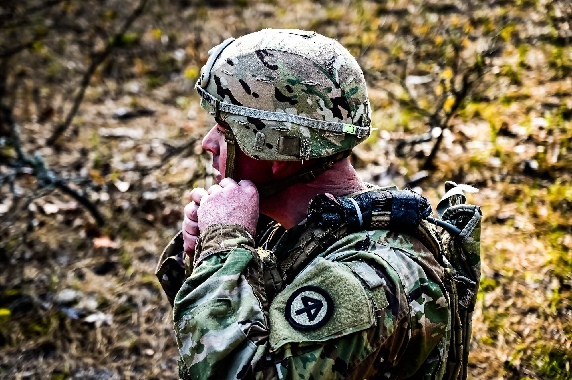 U.S. Army Soldiers with the New Jersey Army National Guard participate in the Best Warrior Competition on 26 April, 2023 at Joint Base McGuire-Dix-Lakehurst, N.J. The Army National Guard’s BWC is a physically and mentally challenging three-day competition that tests competitors on a variety of technical and tactical skills sets. Competitors employ a range of skills relevant to today’s operating environment, including physical endurance, land navigation, marksmanship, weapons skills, and overall combat readiness.