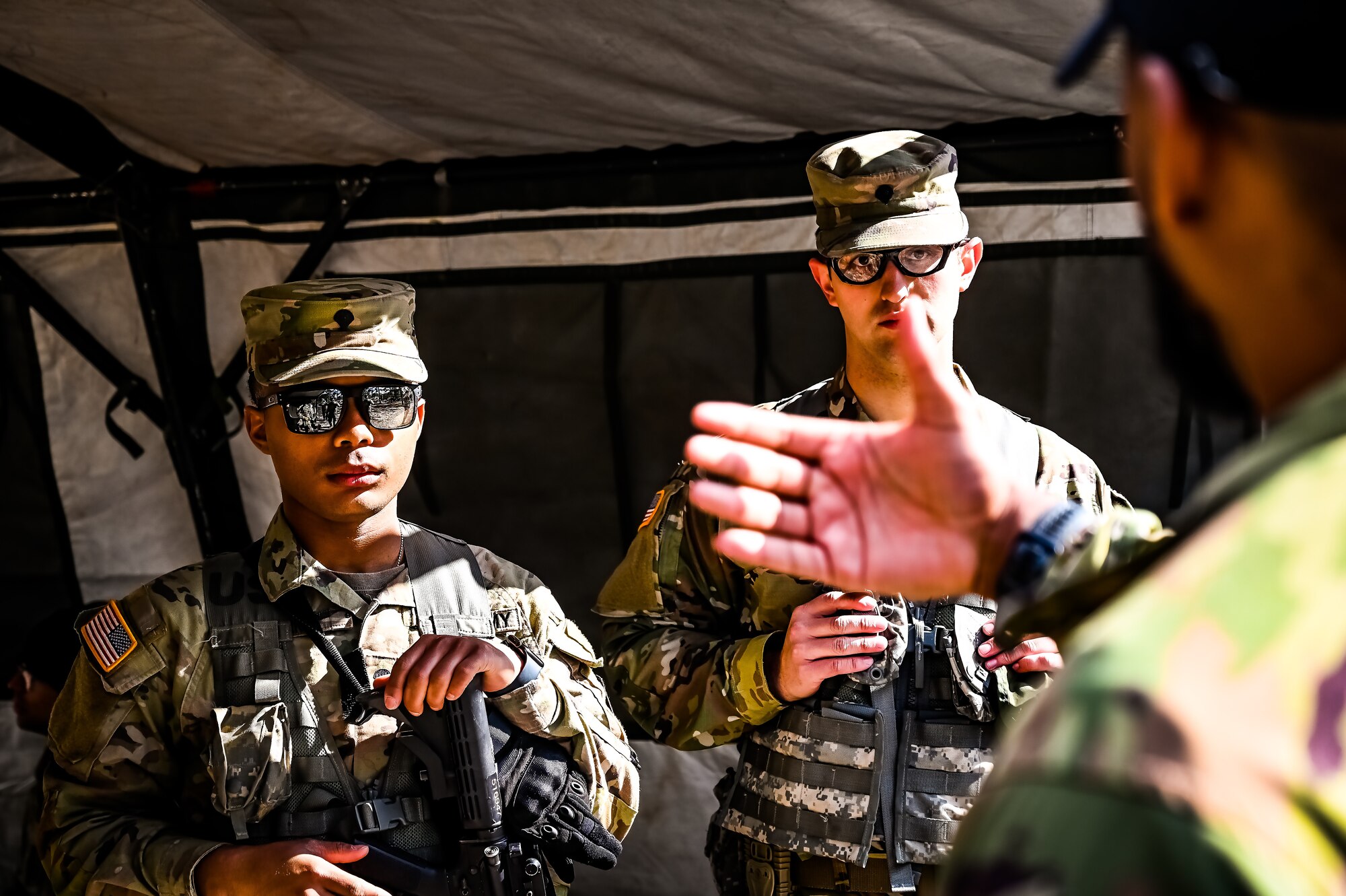 U.S. Army Soldiers with the New Jersey Army National Guard participate in the Best Warrior Competition on 26 April, 2023 at Joint Base McGuire-Dix-Lakehurst, N.J. The Army National Guard’s BWC is a physically and mentally challenging three-day competition that tests competitors on a variety of technical and tactical skills sets. Competitors employ a range of skills relevant to today’s operating environment, including physical endurance, land navigation, marksmanship, weapons skills, and overall combat readiness.