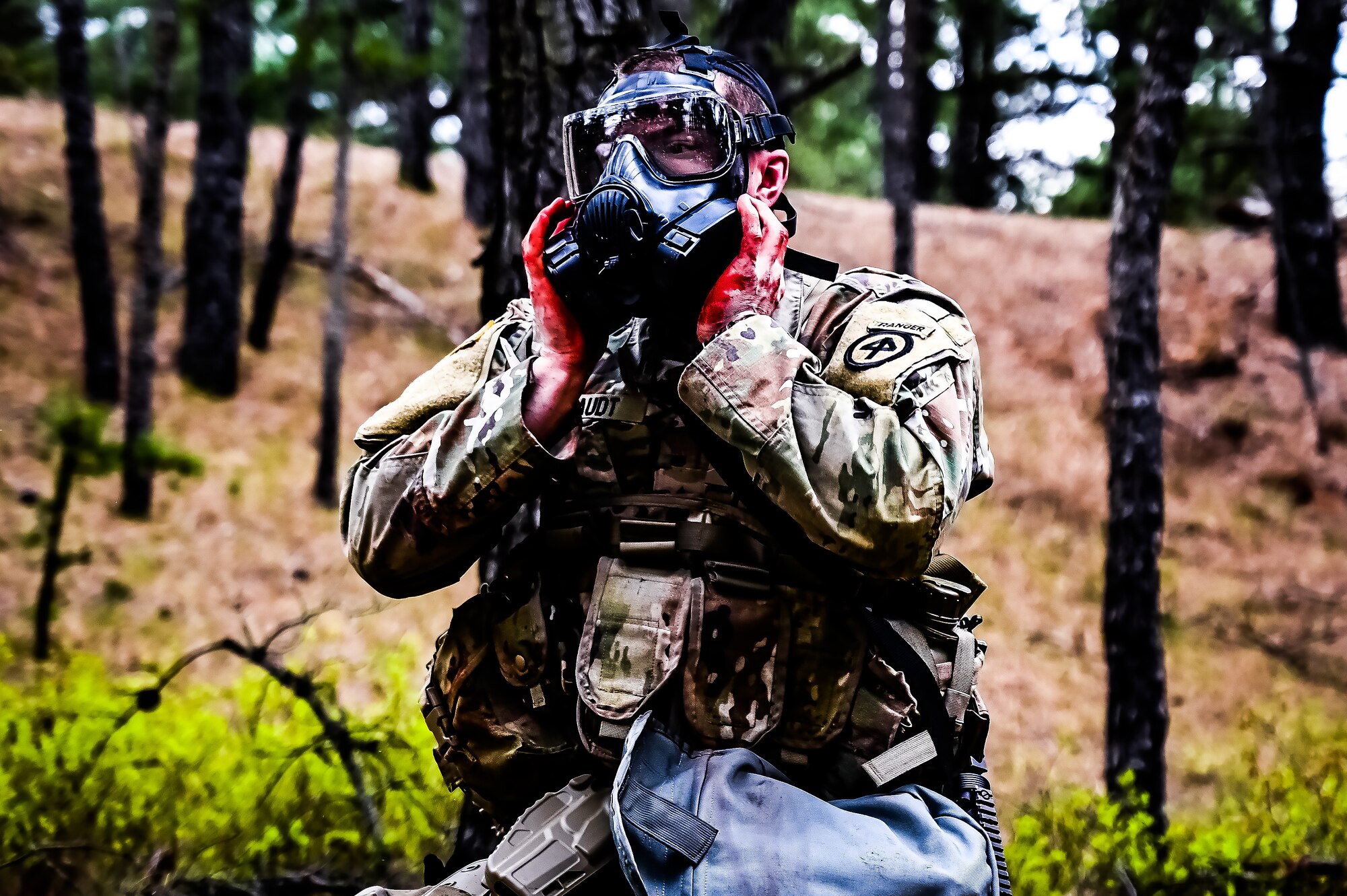 U.S. Army Soldiers with the New Jersey Army National Guard participate in the Best Warrior Competition on 26 April, 2023 at Joint Base McGuire-Dix-Lakehurst, N.J. The Army National Guard’s BWC is a physically and mentally challenging three-day competition that tests competitors on a variety of technical and tactical skills sets. Competitors employ a range of skills relevant to today’s operating environment, including physical endurance, land navigation, marksmanship, weapons skills, and overall combat readiness.