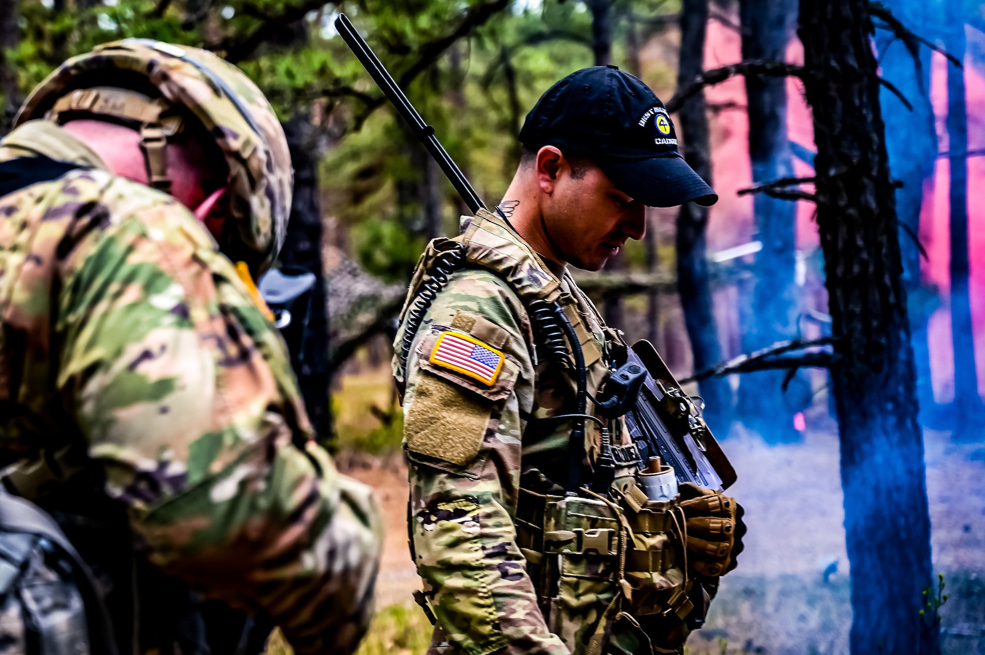U.S. Army Soldiers with the New Jersey Army National Guard participate in the Best Warrior Competition on 26 April, 2023 at Joint Base McGuire-Dix-Lakehurst, N.J. The Army National Guard’s BWC is a physically and mentally challenging three-day competition that tests competitors on a variety of technical and tactical skills sets. Competitors employ a range of skills relevant to today’s operating environment, including physical endurance, land navigation, marksmanship, weapons skills, and overall combat readiness.