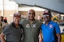 From left, Aubrey Matthews, member of the Lee A. Archer Chapter of Tuskegee Airmen Inc.; Brig. Gen. Jeffrey R. Alexander, director of Air Force Global Strike Command A5/A8 Strategic Plans, Program and Requirements, Chief of Staff of the Michigan Air National Guard, and recipient of the 2023 Black Engineer of the Year award, and another member of the Lee A. Archer Chapter of Tuskegee Airmen Inc., pose for a photo together during a Project Tuskegee, Aviation Inspiration Mentorship event at Travis Air Force Base, California, April 28, 2023. More than 400 students from the surrounding schools and universities attended an aviation-focused event with opportunities to learn from Airmen and discuss career prospects as well as tour a B-1B Lancer from Ellsworth AFB and a C-5M, C-17 Globemaster III and KC-10 from Travis AFB. (U.S. Air Force photo by Nicholas Pilch)