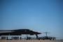 Highschoolers, members of Air Force Global Strike Command, and members of the public view a B-1 Lancer during a Project Tuskegee, Aviation Inspiration Mentorship event at Travis Air Force Base, California, April 28, 2023. More than 400 students from the surrounding schools and universities attended an aviation-focused event with opportunities to learn from Airmen and discuss career prospects as well as tour a B-1B Lancer from Ellsworth AFB and a C-5M, C-17 Globemaster III and KC-10 from Travis AFB. (U.S. Air Force photo by Nicholas Pilch)