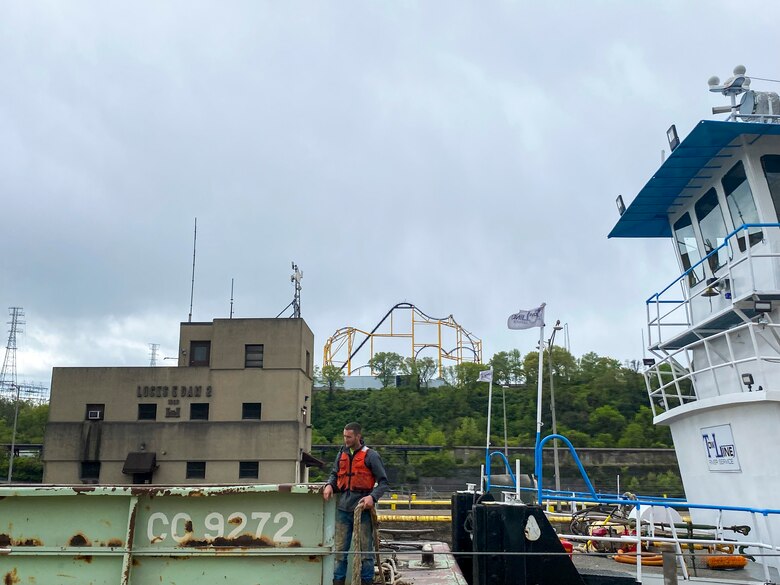 Kennywood visible from Braddock