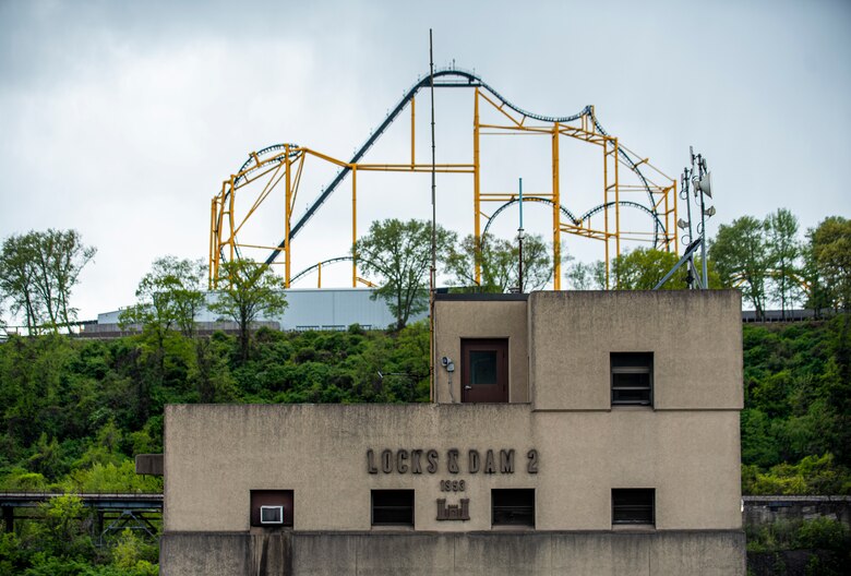Kennywood visible from Braddock