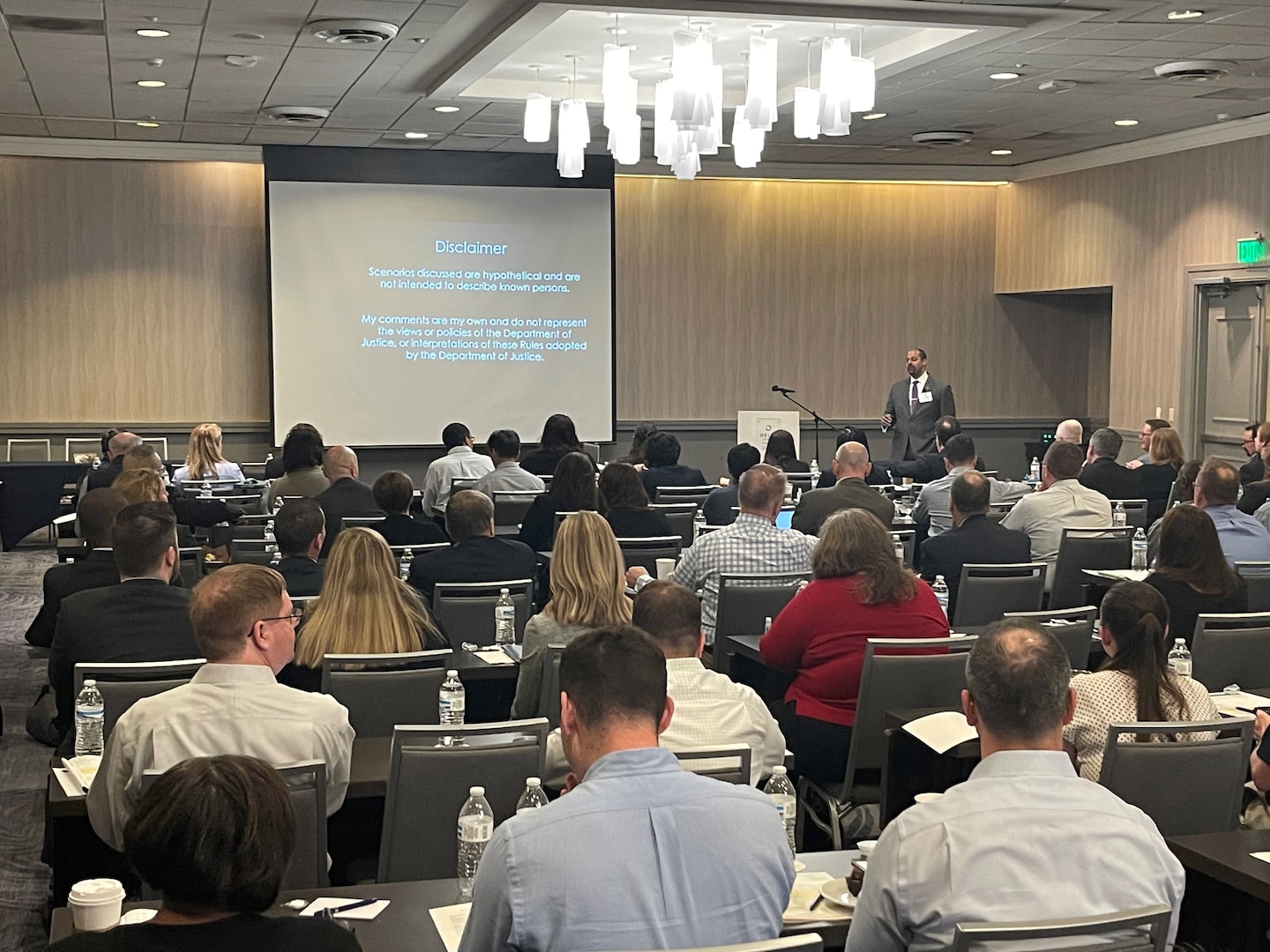 DLA enterprise legal professionals participate in education and training seminar.