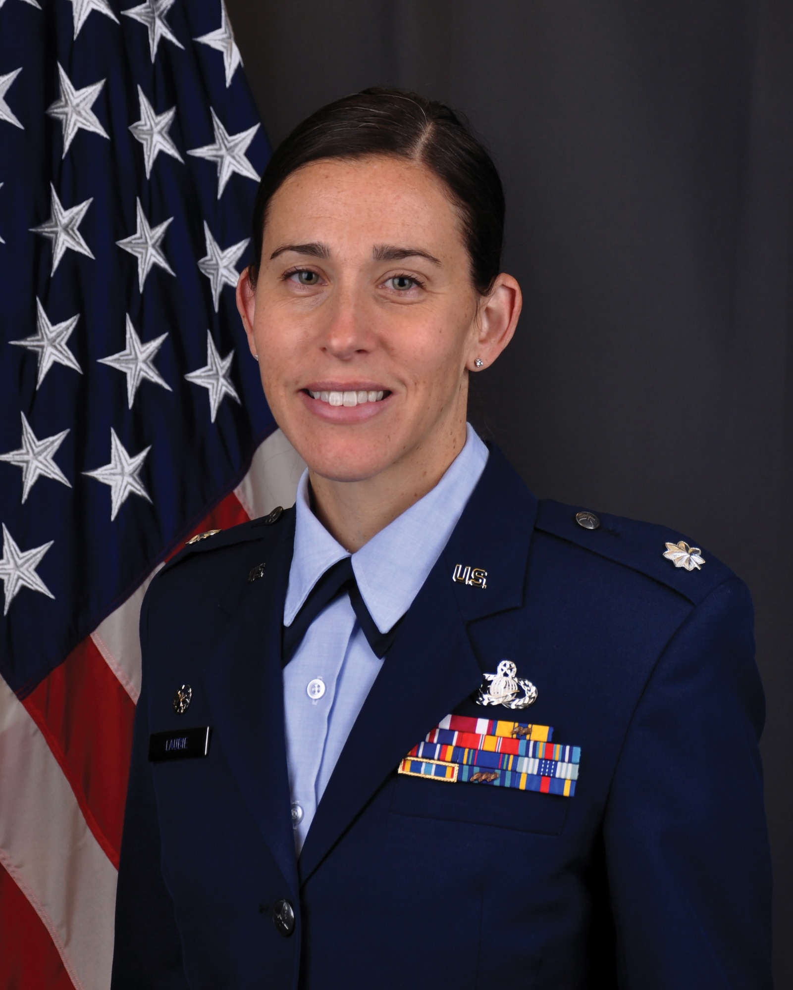 Lt. Col. Miranda Laubie is the 445th Force Support Squadron Commander
