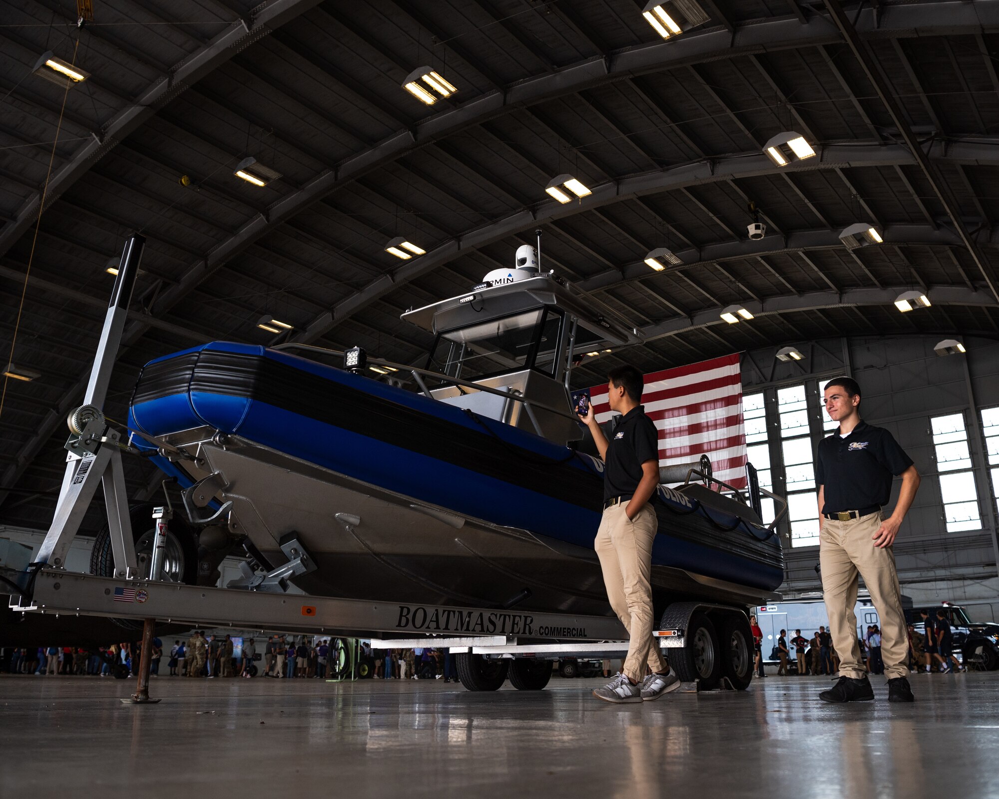 The event provided an opportunity for students to receive an interactive tour featuring static displays, exhibits, and demonstrations of MacDill's aircraft, units, and mission partners. (U.S. Air Force photo by Tech. Sgt. Alexander Cook)