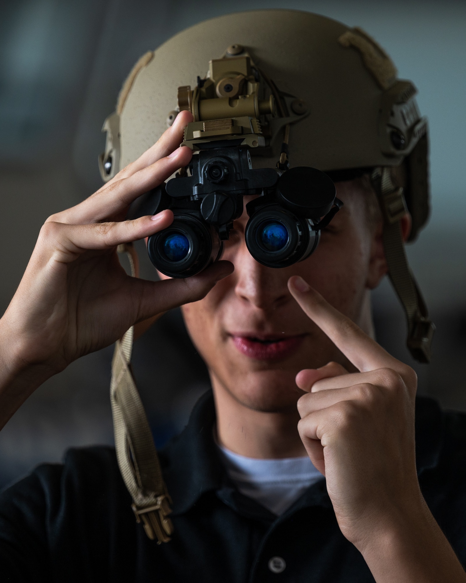 The event provided an opportunity for students to receive an interactive tour featuring static displays, exhibits, and demonstrations of MacDill's aircraft, units, and mission partners. (U.S. Air Force photo by Tech. Sgt. Alexander Cook)