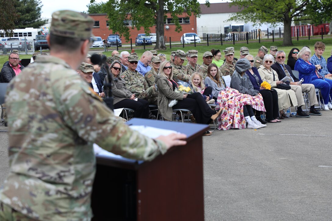 Army Col. James P. Penn assumed command of the brigade from Col. Timothy R. Starke, who had previously served as the brigade’s executive officer two tears prior to becoming the commander.