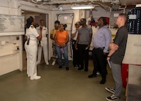 Chaplain's Ship Tour during Fleet Week Port Everglades