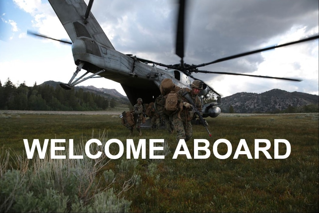 Welcome aboard graphic