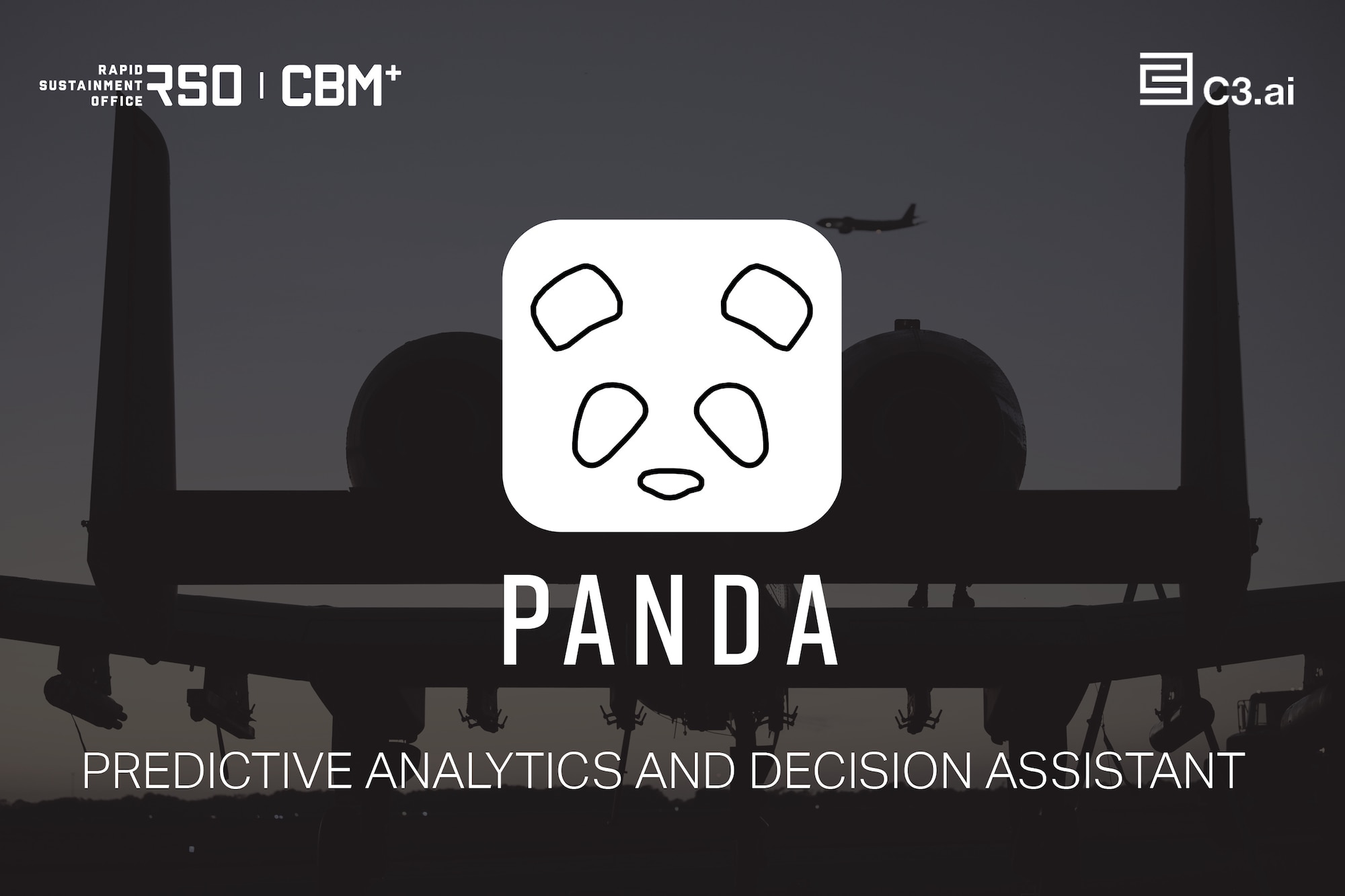 Graphic to promote PANDA from the Rapid Sustainment Office. (US Air Force graphic by Casey Tromp).