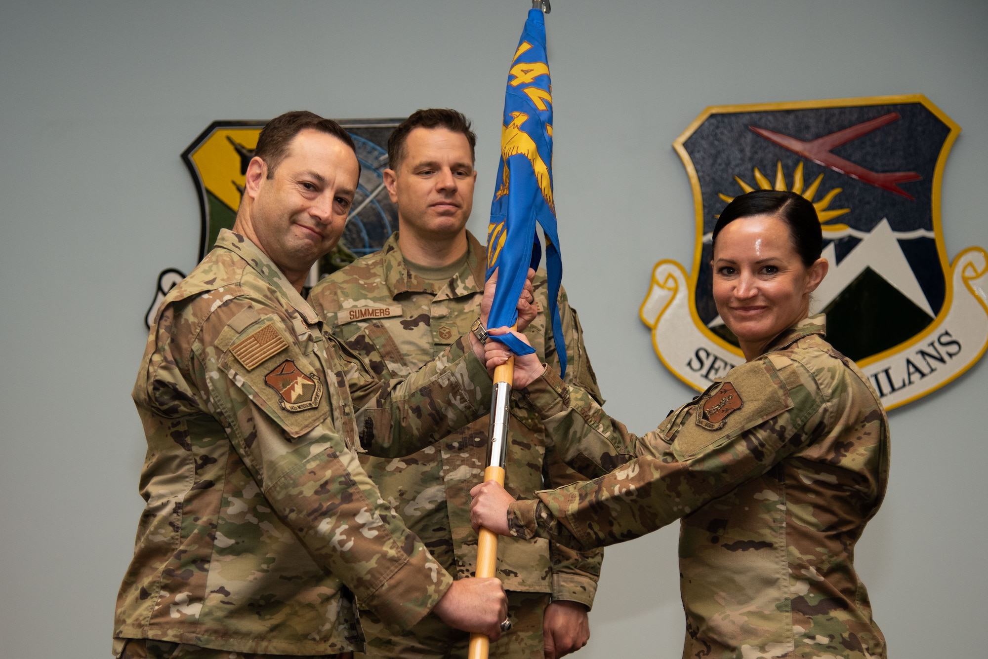 142nd Communications Flight Change of Command