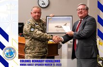 Colonel Hennadiy Kovalenko shares his story of Ukraine’s resilience and evolving strategy at the Navy Warfare Development Center.
