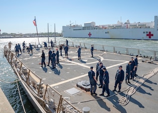 USS Ramage (DDG 61) deploys from Naval Station Norfolk.