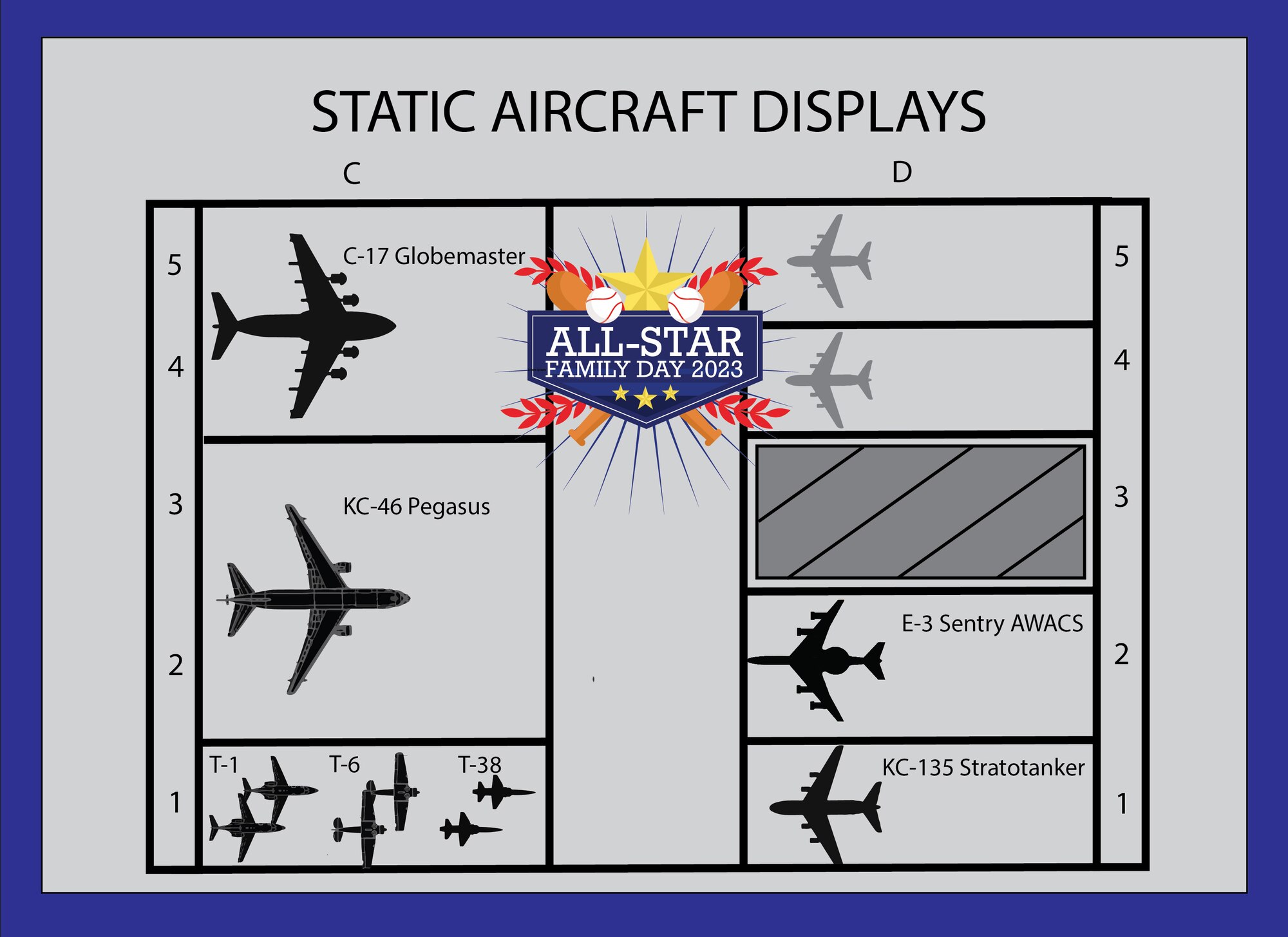 map of aircraft