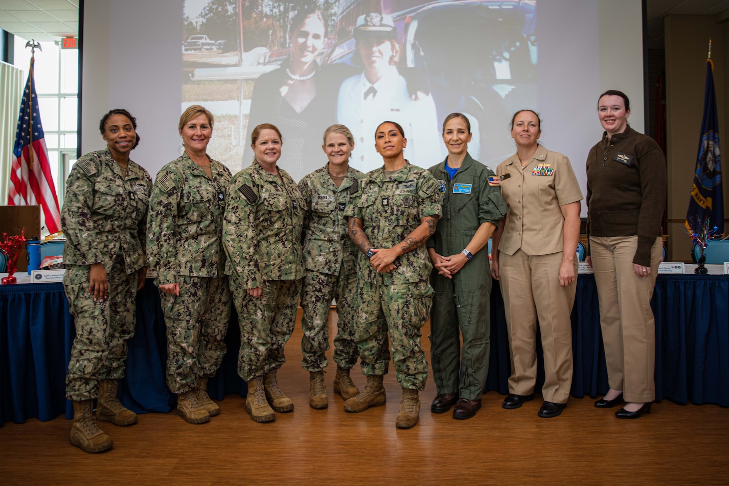 Sailors assigned to U.S. Naval Forces Southern Command/U.S. Fourth Fleet hosted a Women’s History Month event at Naval Station Mayport, Fla., March 28, 2023.