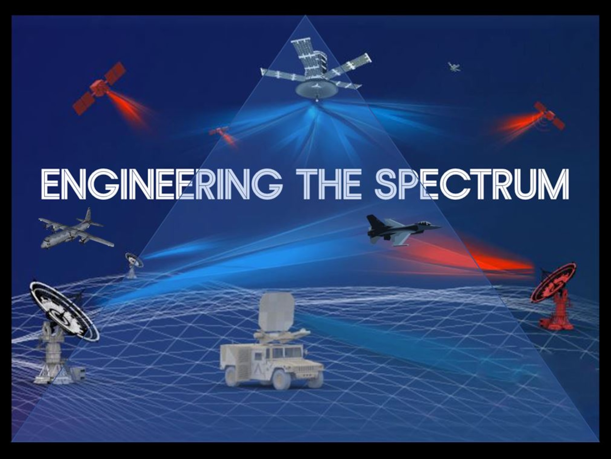 Engineering the spectrum. (U.S. Air Force graphic by Staff Sgt. Ericka A. Woolever)