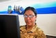 U.S. Air Force Airman 1st Class Marian Tawfik, 305th Aerial Port Squadron air transportation specialist, in-processes travelers at the 305th APS Passenger Terminal on 19 April, 2023, at Joint Base McGuire-Dix-Lakehurst, N.J. Tawfik, an immigrant from Minya, Egypt, won a work Visa through the U.S. Embassy lottery and eventually attained her citizenship in the United States.
