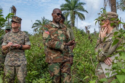 SETAF-AF Civil Affairs Team engages with Armed Forces of Liberia